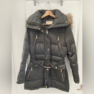 Women’s Michael Kors winter jacket in olive
